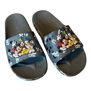 Disney Parks Crocs Size Mens 8 Women’s 10 Mickey Mouse & Friends Slides Sandals